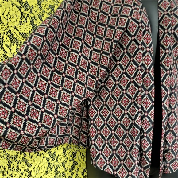 Boho Printed Batwing Kimono Cover Up - Picture 3 of 5